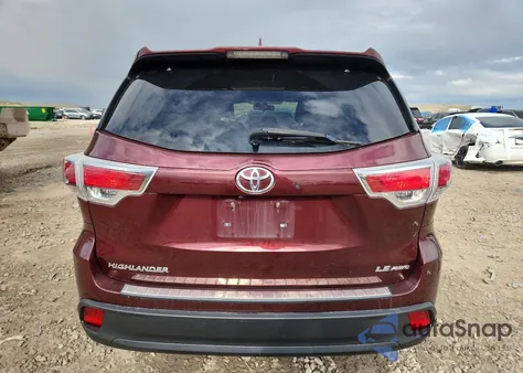 2015 Toyota Highlander Le from USA, damaged, VIN 5TDBKRFH5FS098582